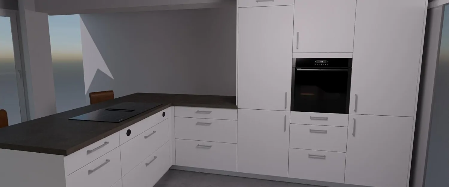 Visualisierung Küche Ansicht II