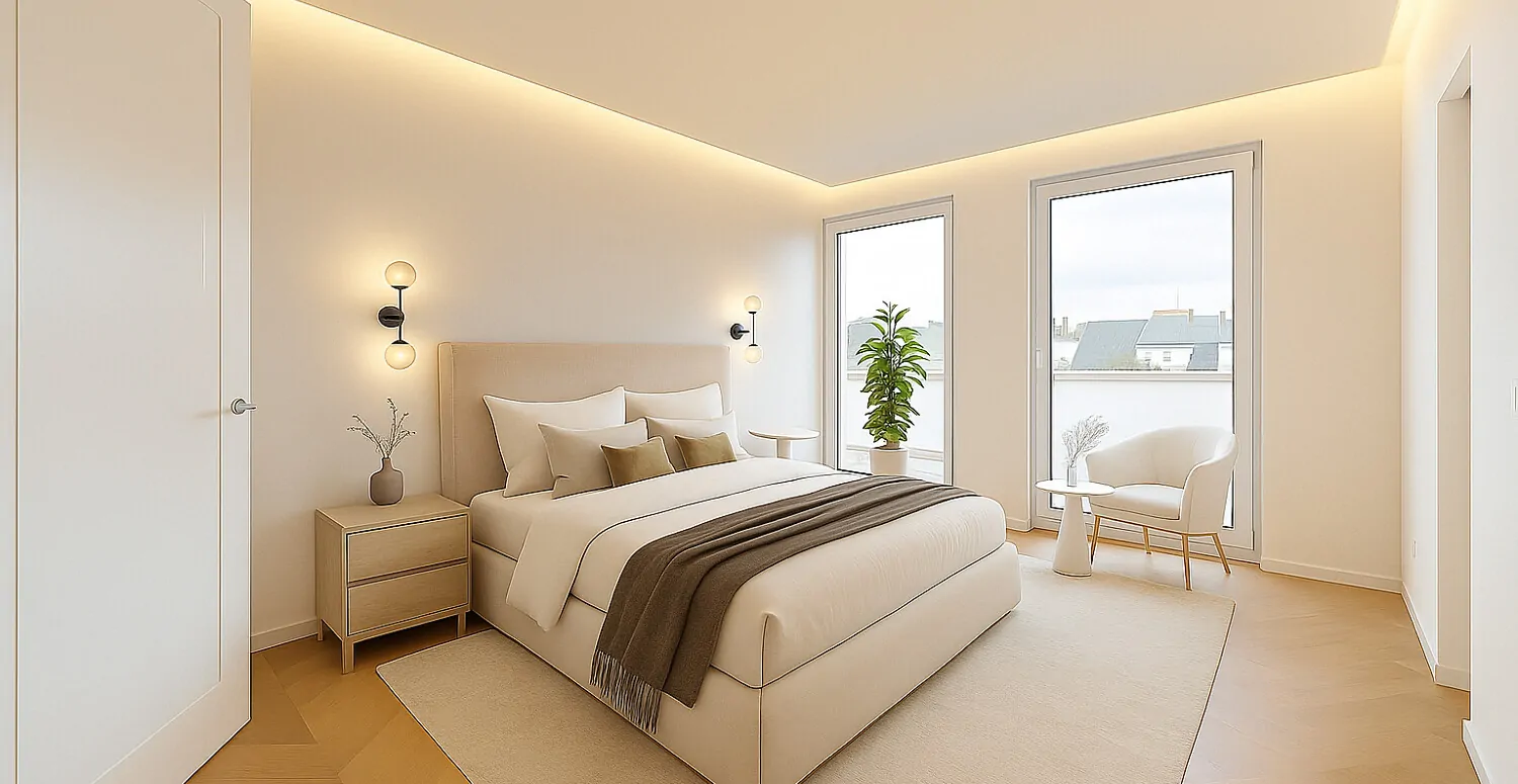 Schlafzimmer Visualisierung