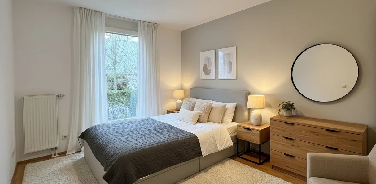 Schlafzimmer- visualisiert