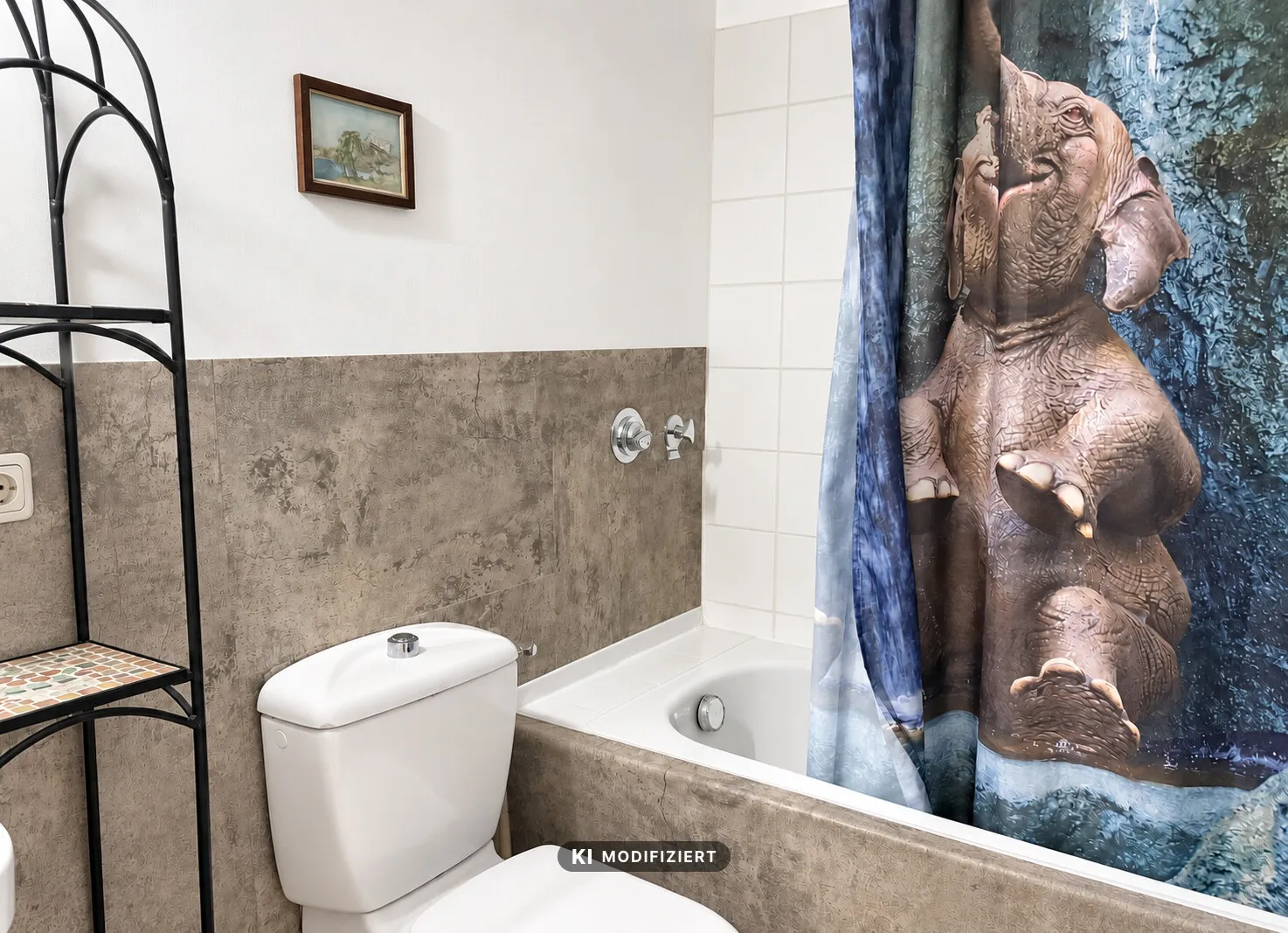 Badezimmer Ansicht I KI