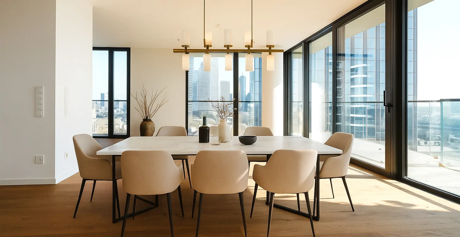 Wohn-/Essbereich Visualisierung