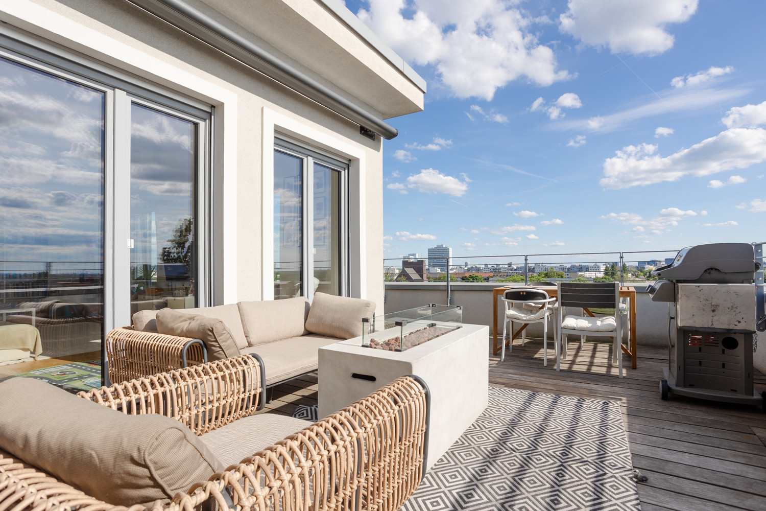 Dachterrasse Ansicht I