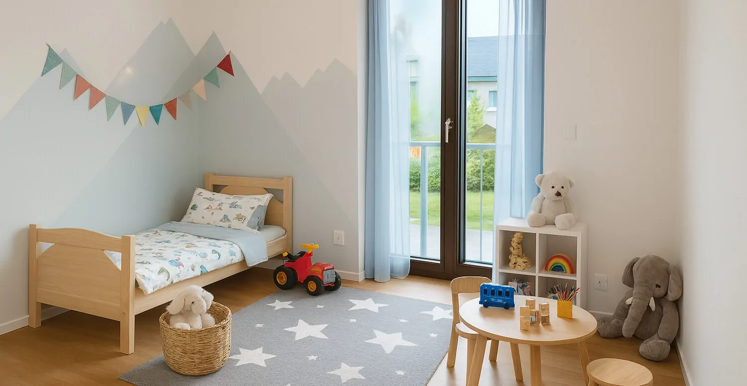 Kinderzimmer Visualisierung