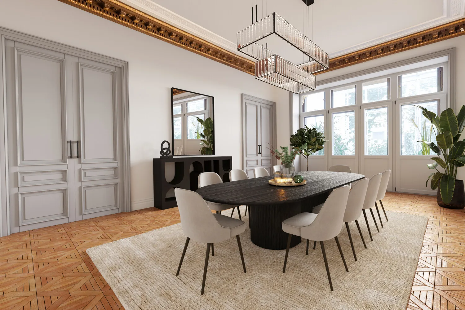 Esszimmer Visualisierung