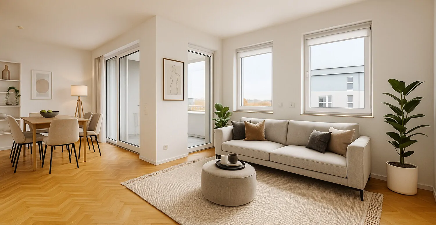 Visualisierung Wohn-/Essbereich