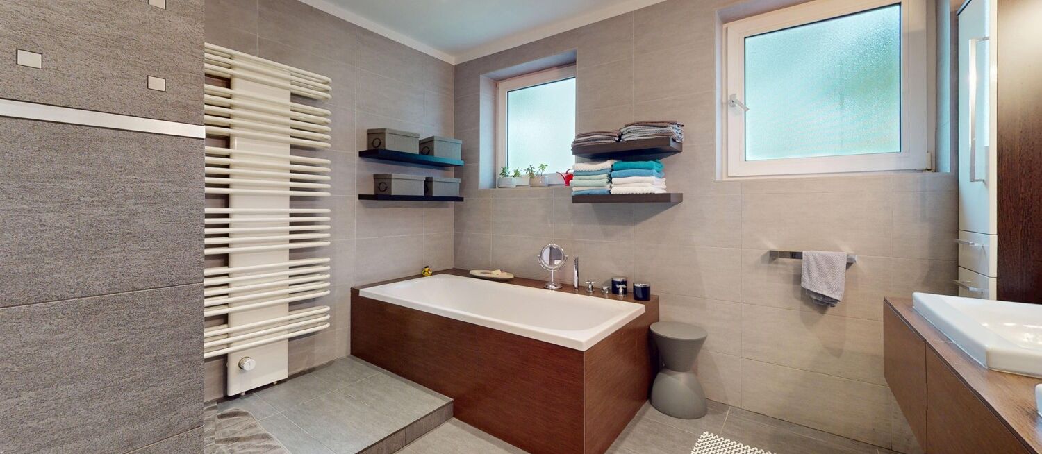 Badezimmer Ansicht I