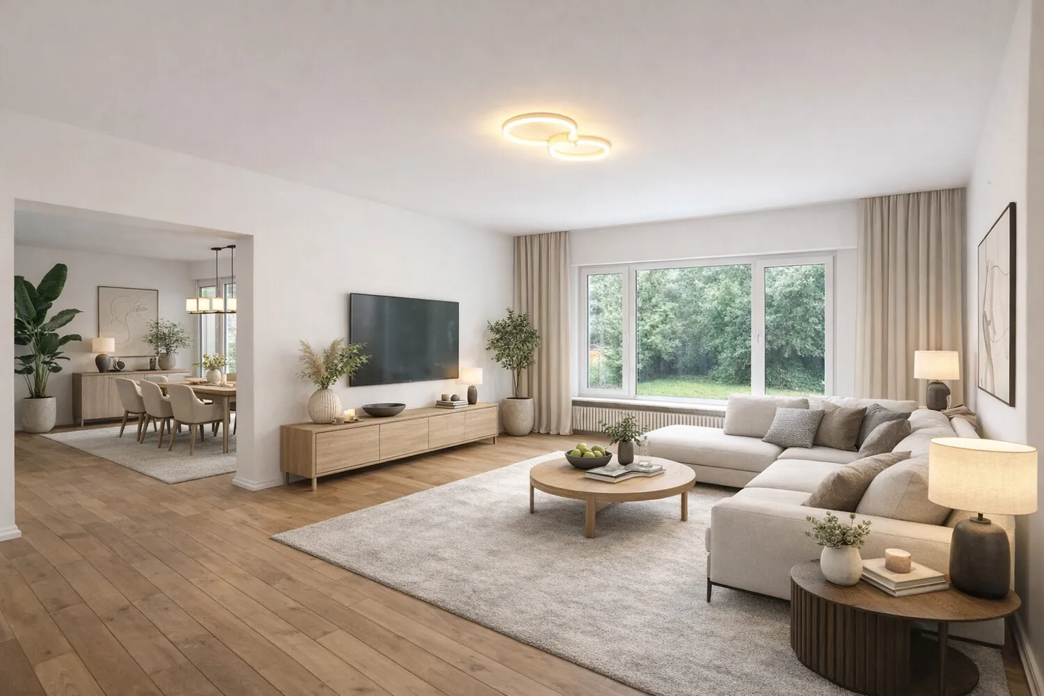 Visualisierung Wohnzimmer