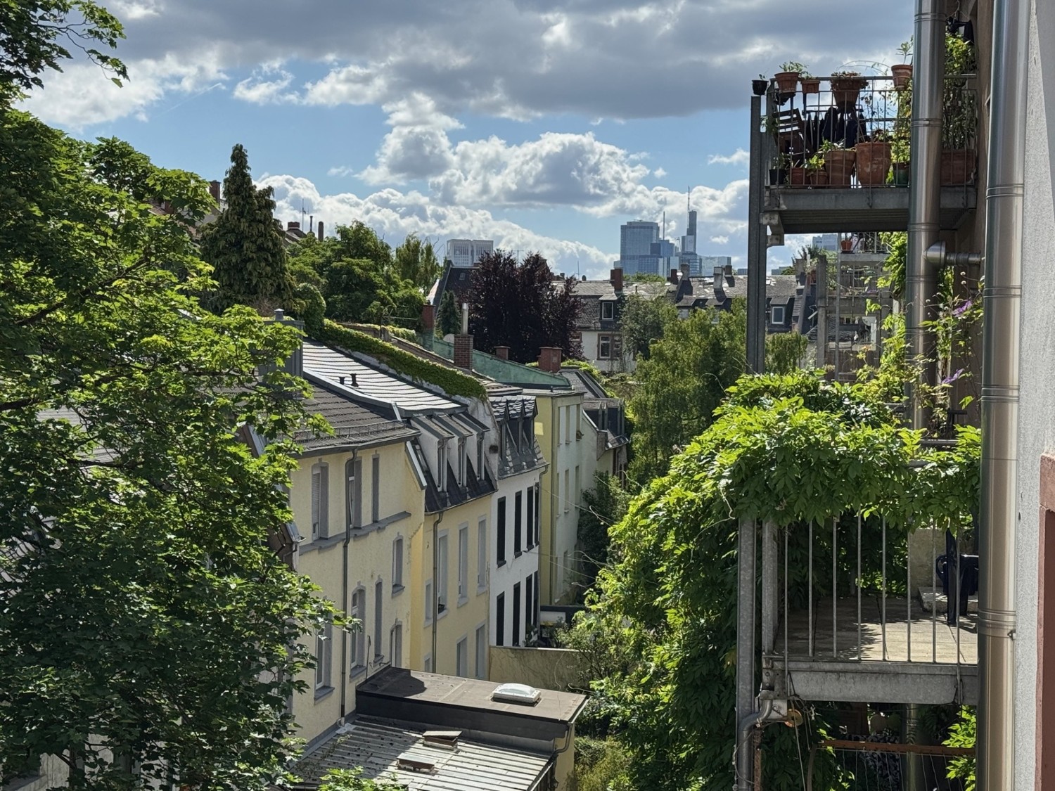 Ausblick Balkon