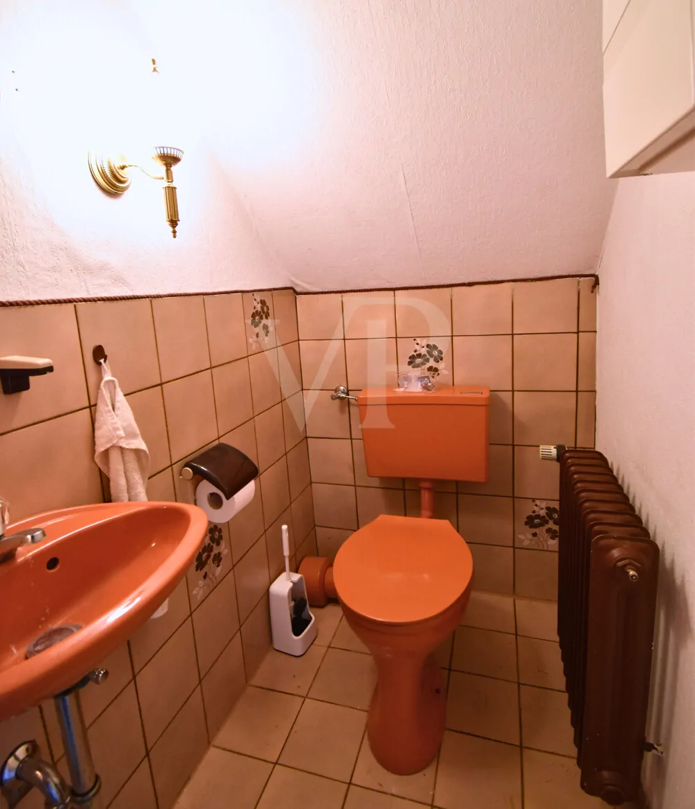 WC im Dachgeschoss