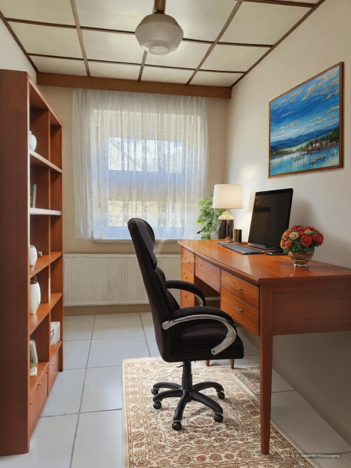 OG Arbeitszimmer - KI-Einrichtungsbeispiel