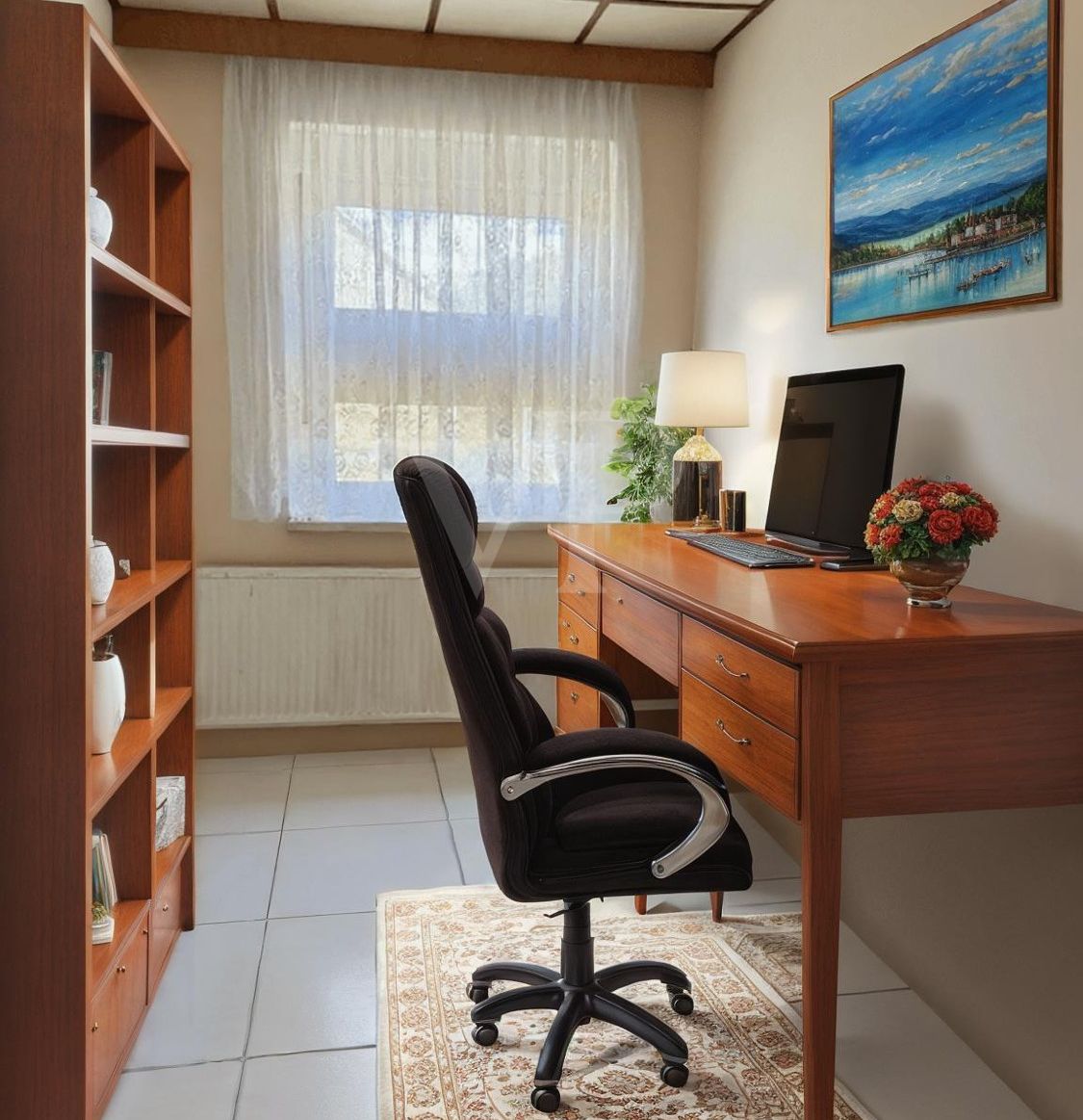 OG Arbeitszimmer - KI-Einrichtungsbeispiel
