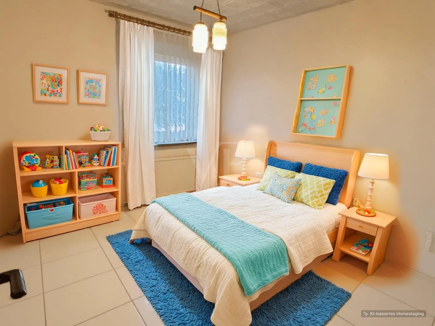 OG Kinderzimmer - KI-Einrichtungsbeispiel