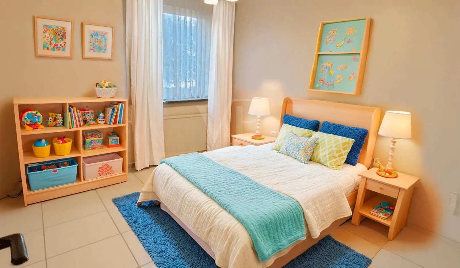 OG Kinderzimmer - KI-Einrichtungsbeispiel