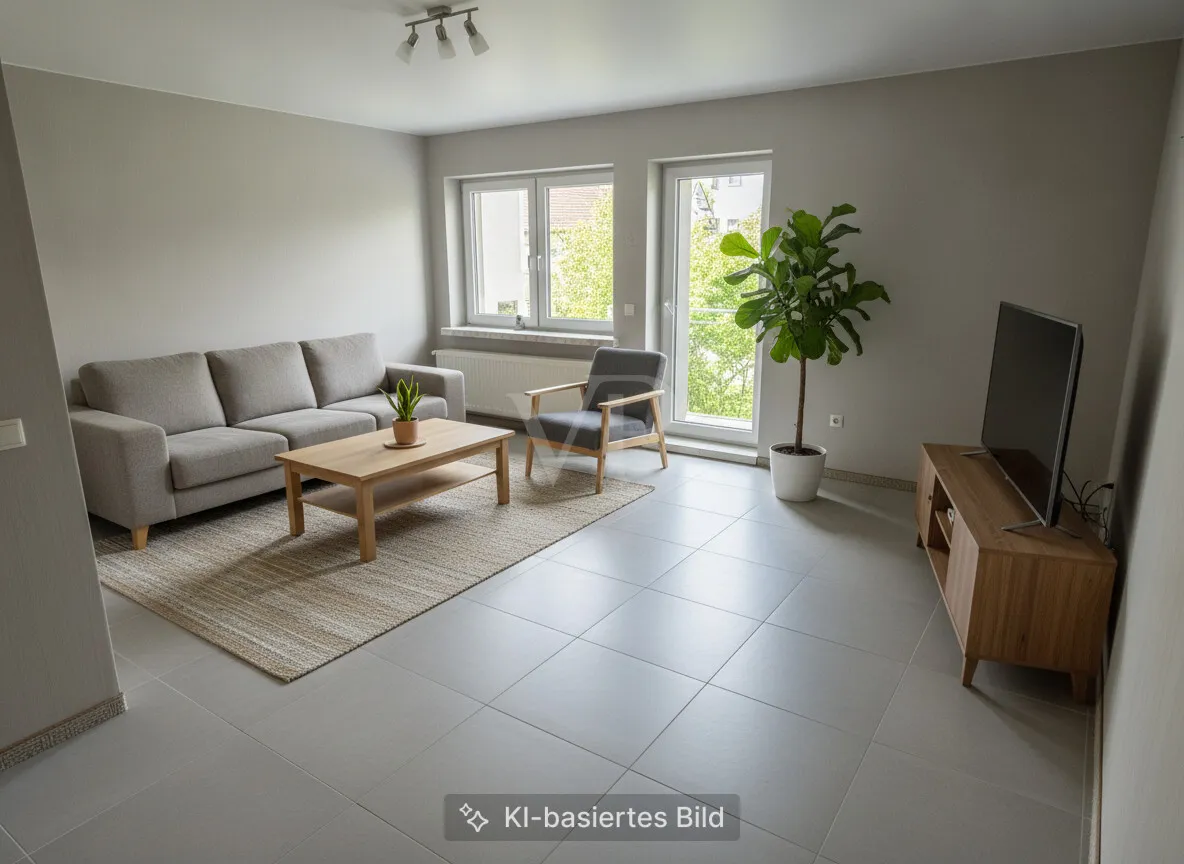 OG Wohnzimmer - KI generiertes Einrichtungsbeispiel