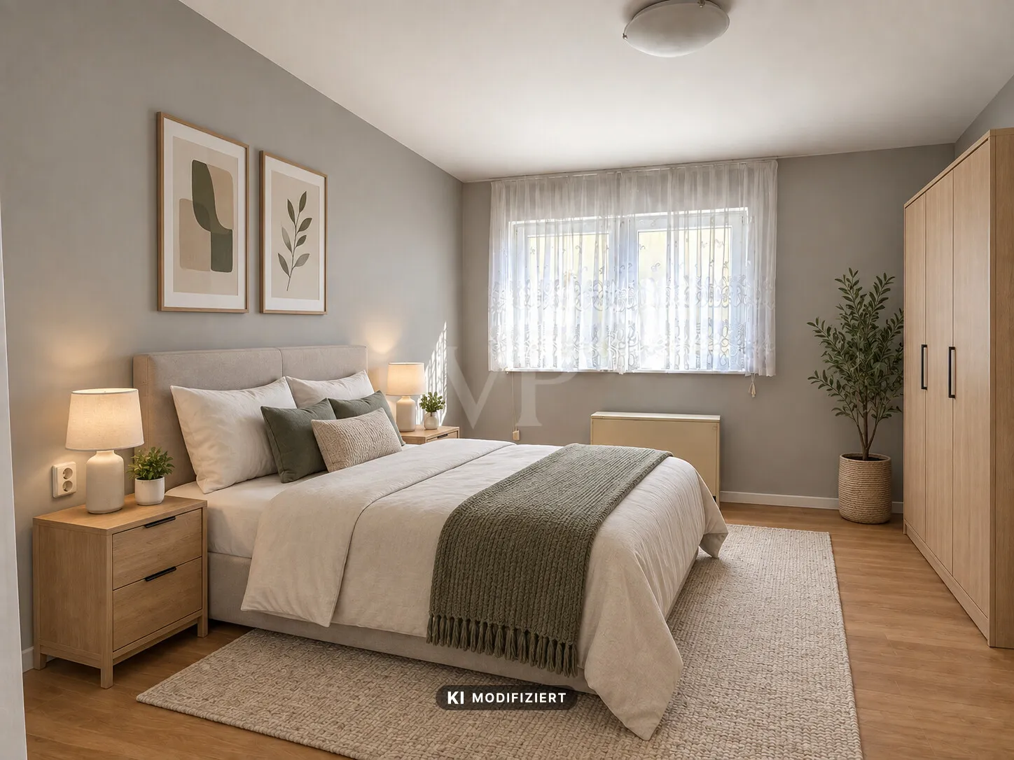 EG Schlafzimmer (KI-generiertes Einrichtungsbeispiel)