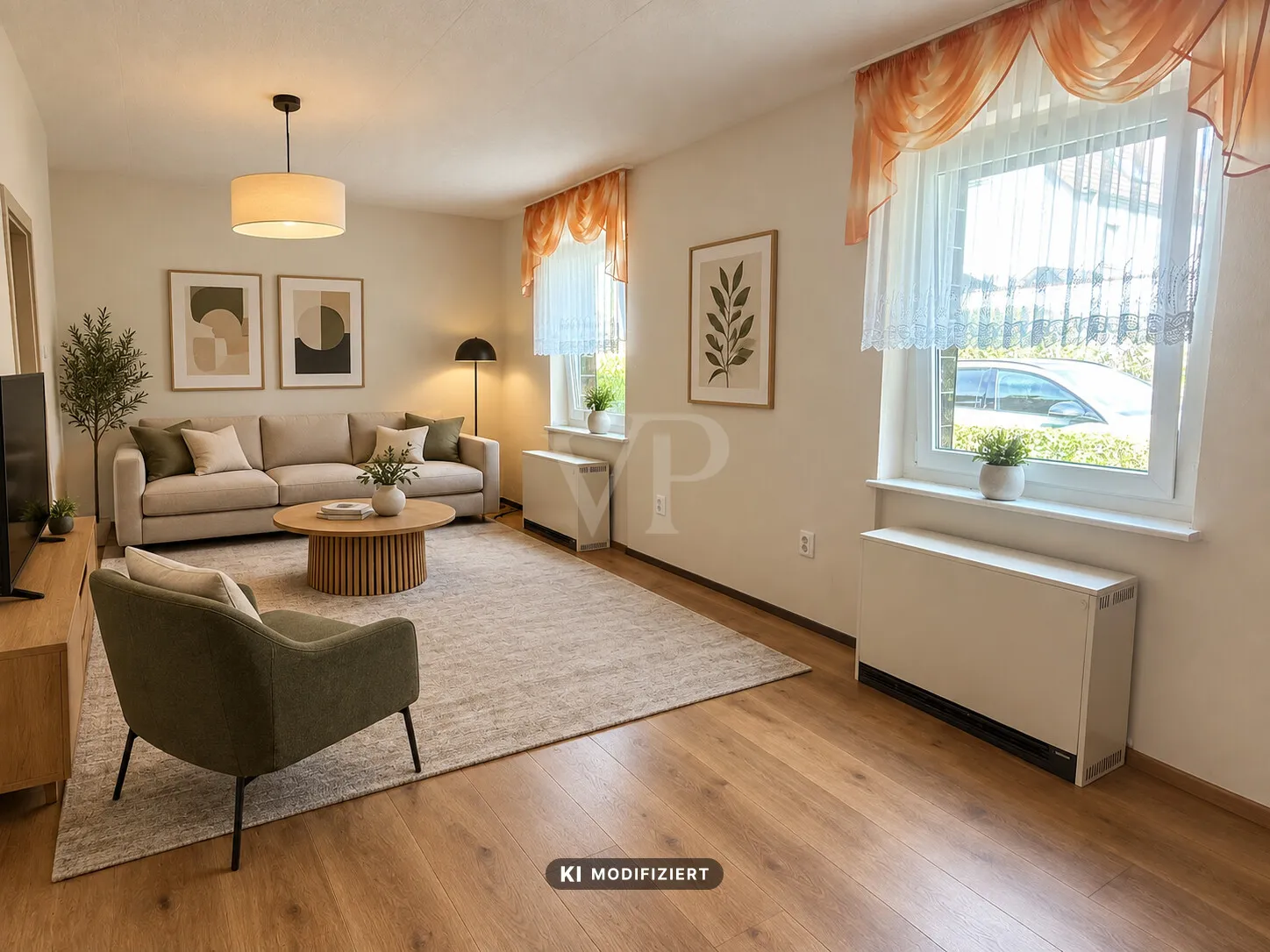 EG Wohnzimmer (KI-generiertes Einrichtungsbeispiel)