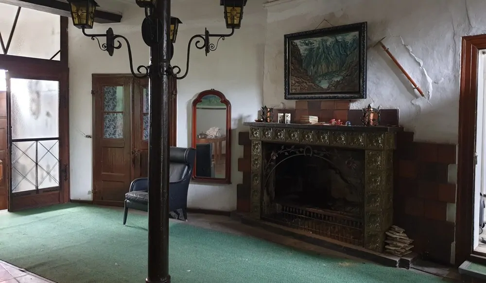 EG Eingangsbereich mit Kamin-min