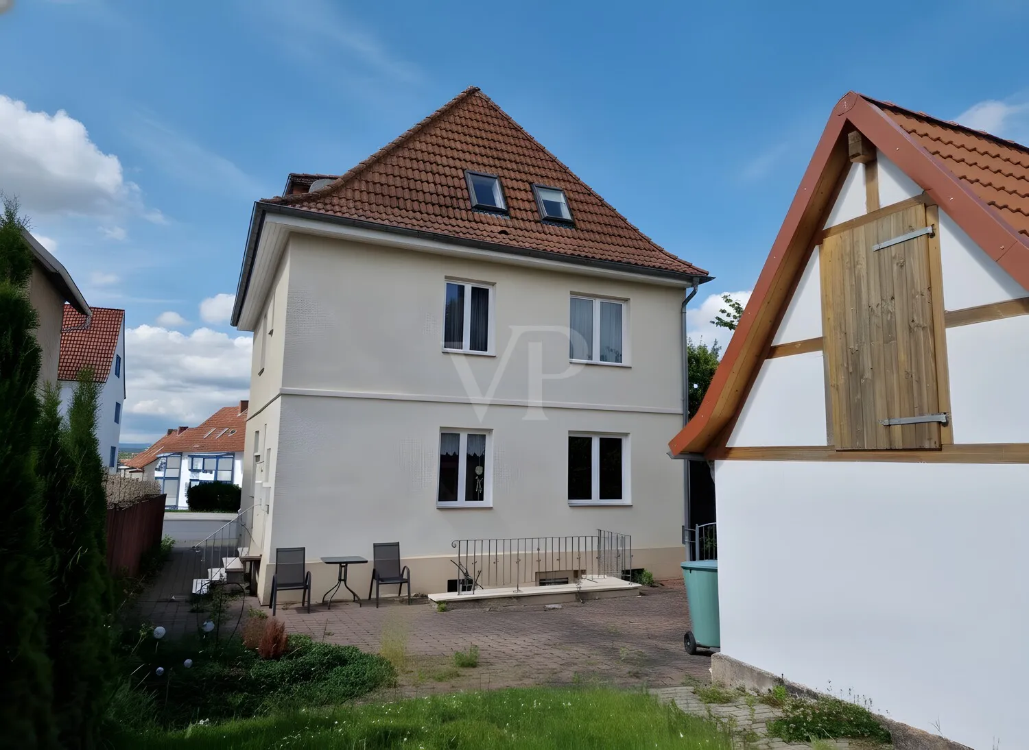 Ansicht Süden mit Nebengelaß