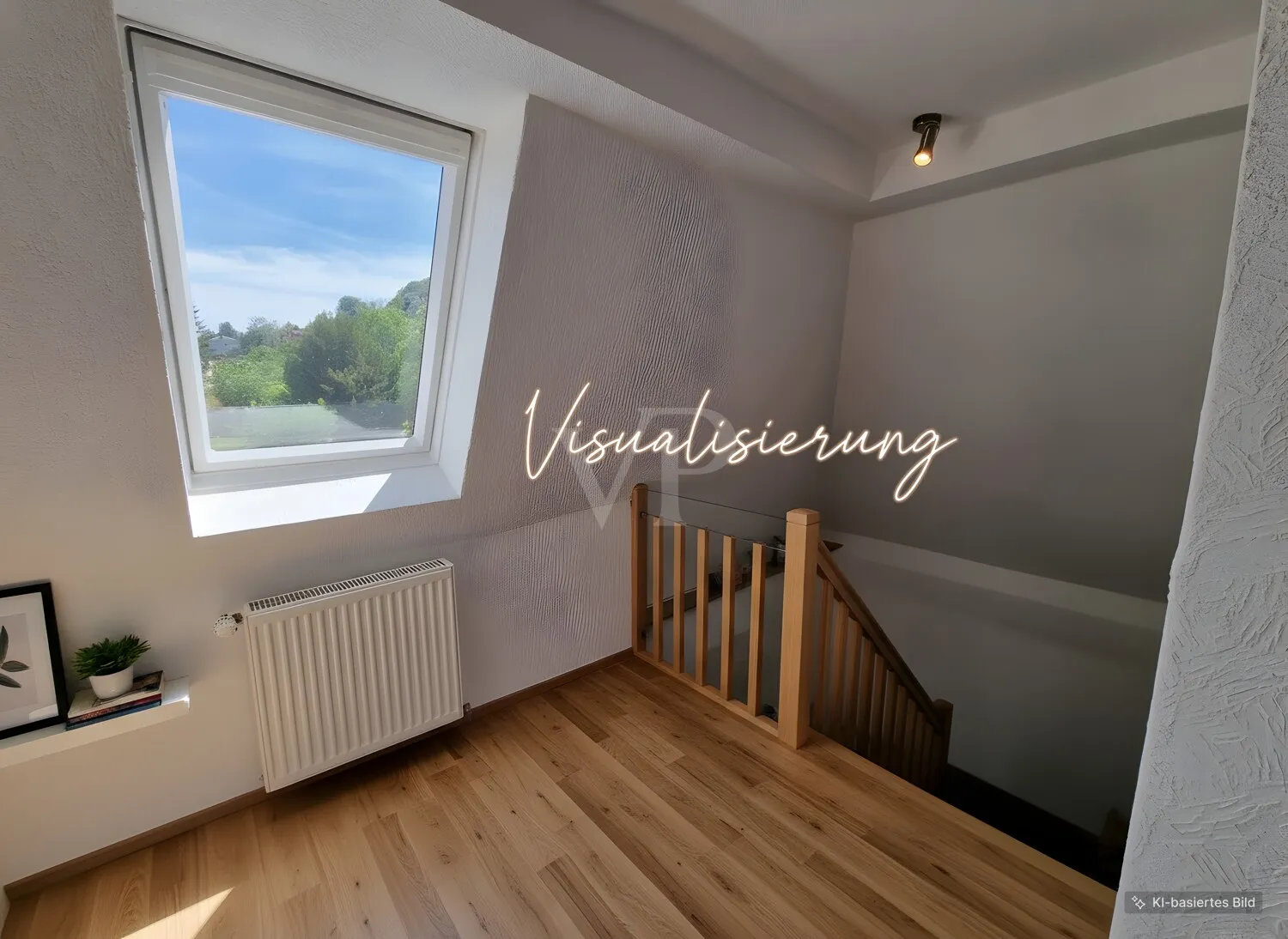 Visualisierungsbeispiel neue Treppenoptik DG