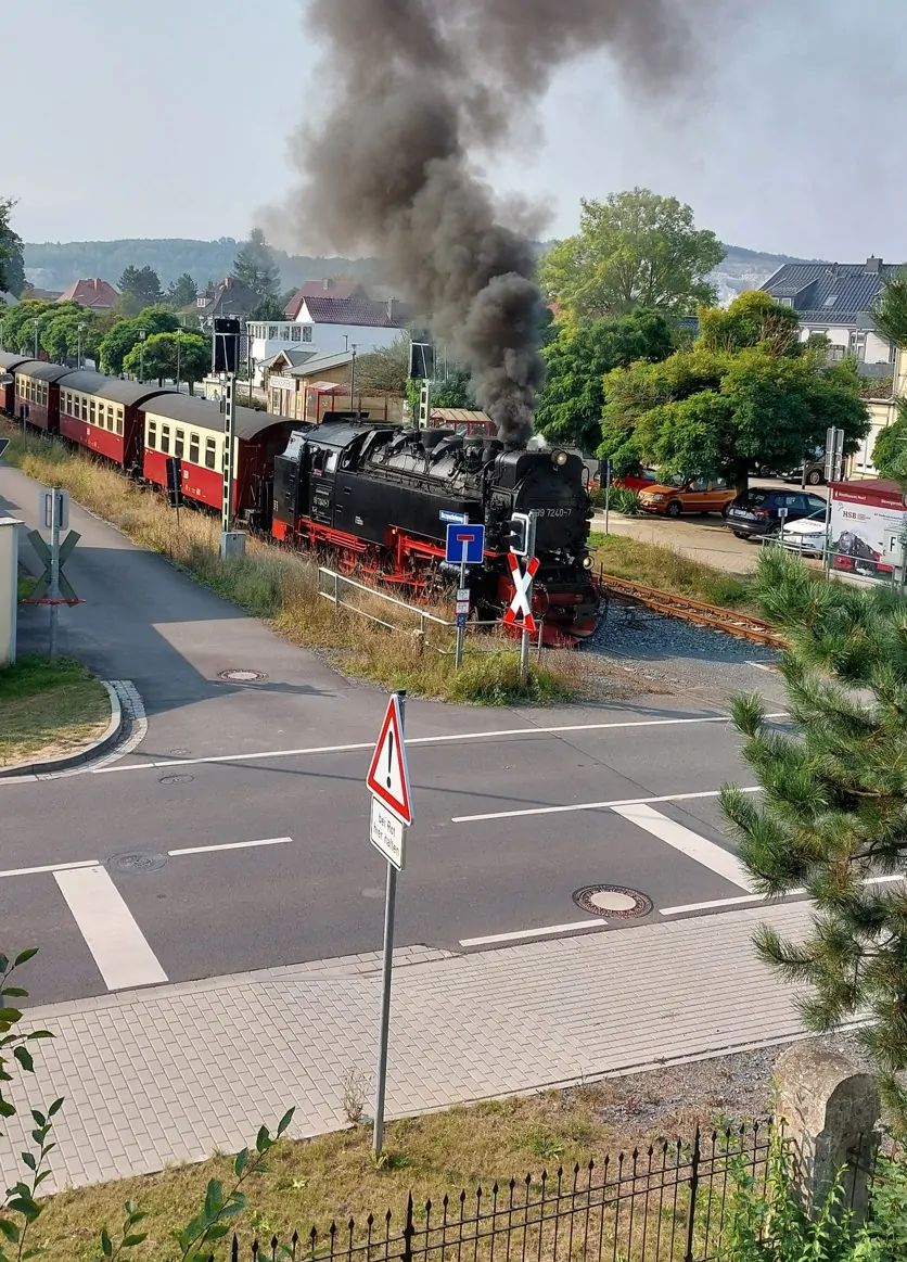 Ankunft Harzer Schmalspurbahn