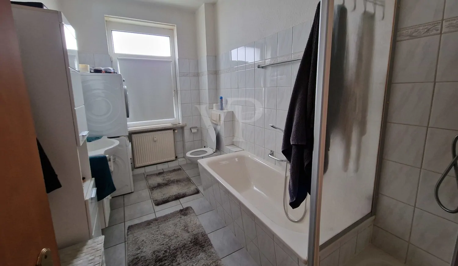 Detail Ausschnitt Badezimmerbereich einer WE