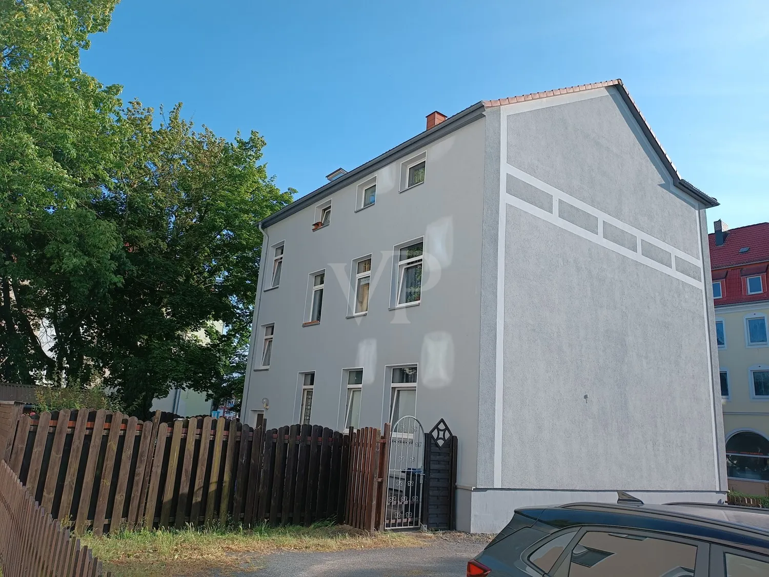 Ansicht Norden mit Gartenbereich