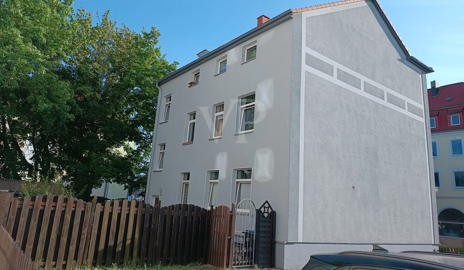 Ansicht Norden mit Gartenbereich