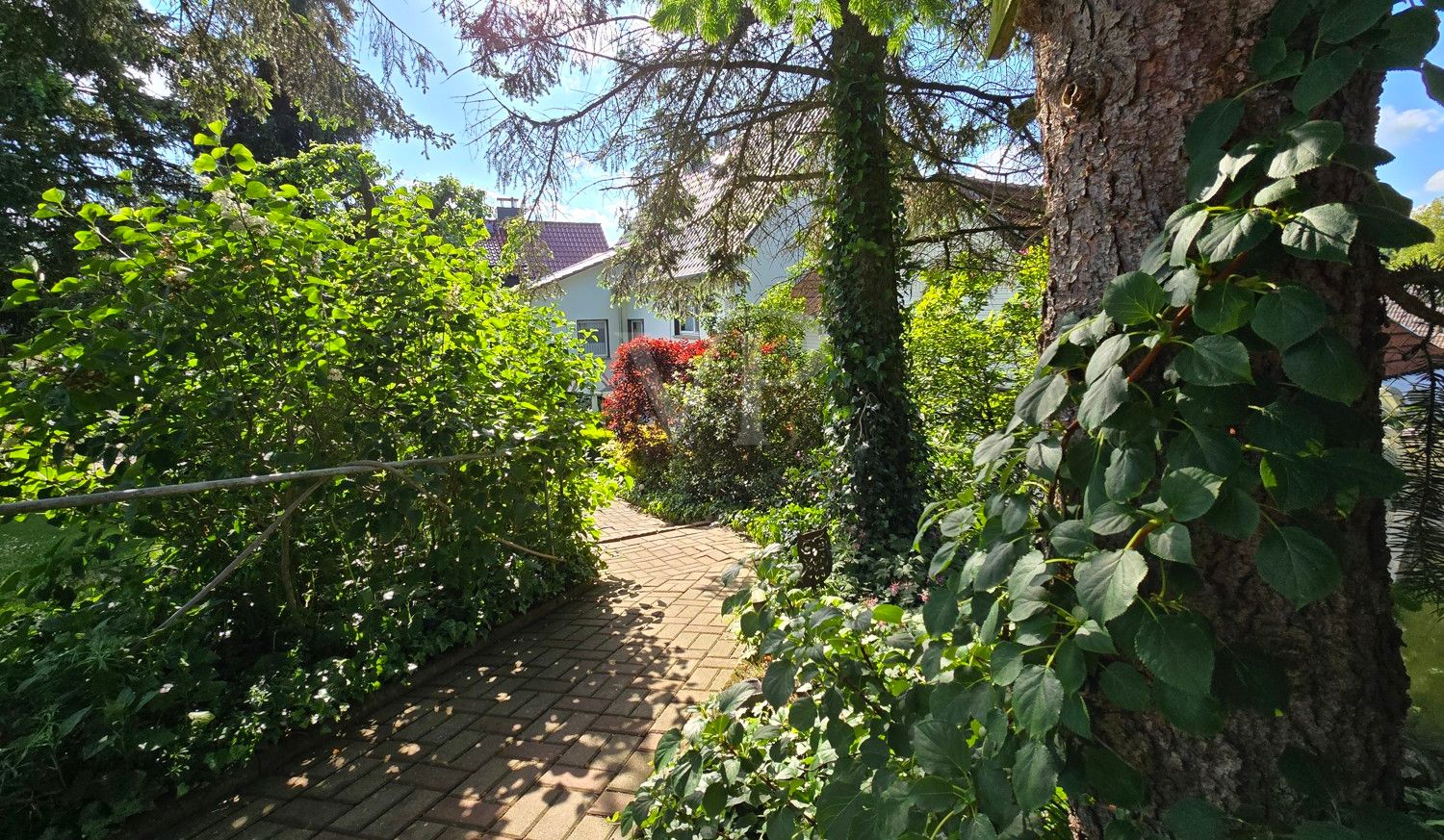 Blick vom Garten oberer Bereich