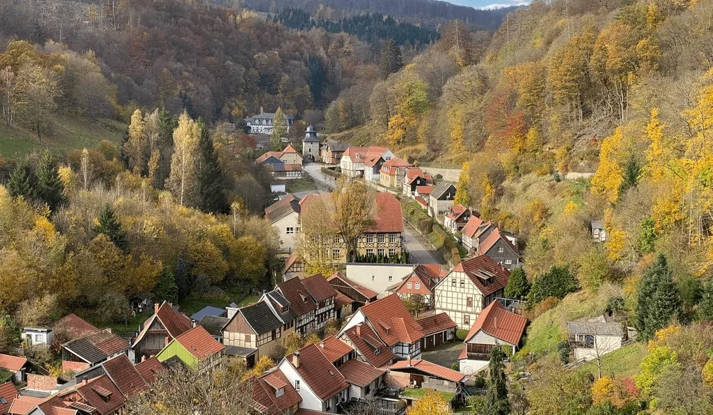 Stolberg Rittergasse Blick zum Rittertor