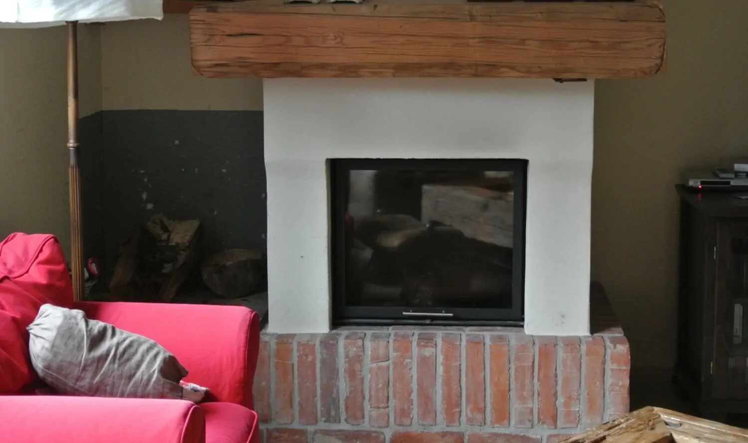 Ansicht Kamin Wohnzimmer EG