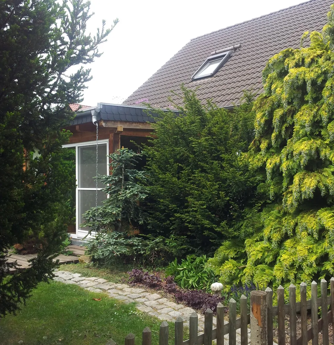 Ansicht Süden mit Austritt Wintergarten