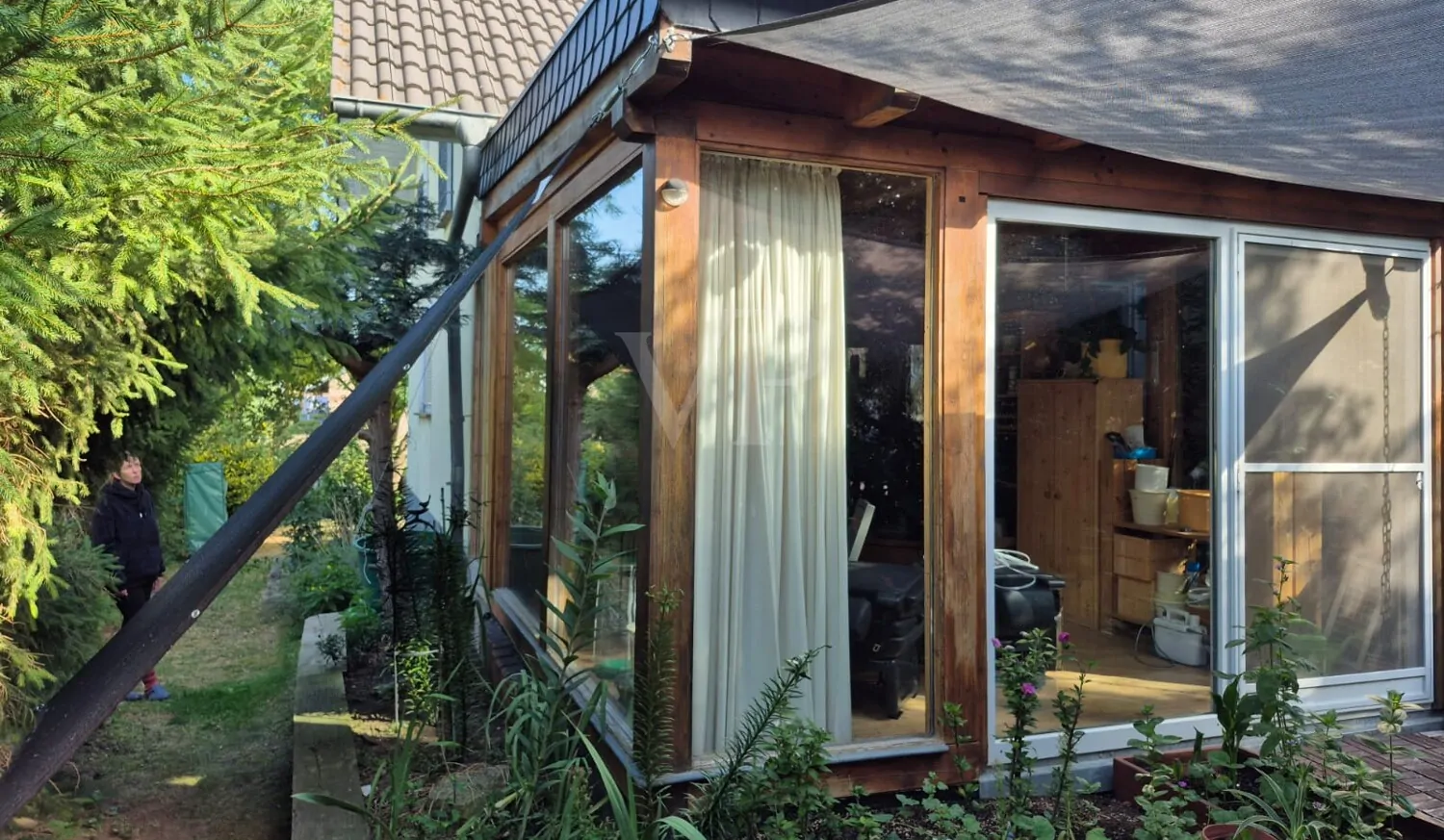 Ansicht Süden mit Wintergarten