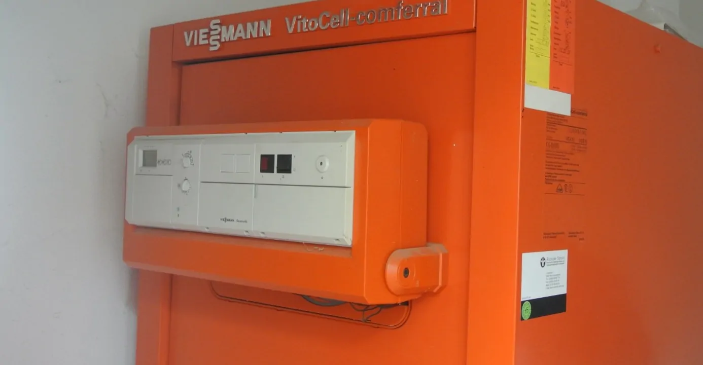 Ansicht Detail Heizungsanlage KG