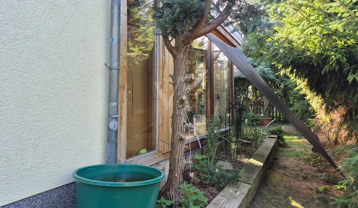 Ansicht Westen mit Wintergarten