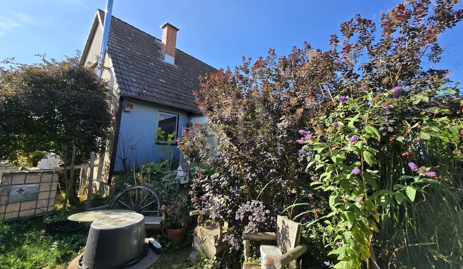 Ansicht Norden mit Gartenbereich