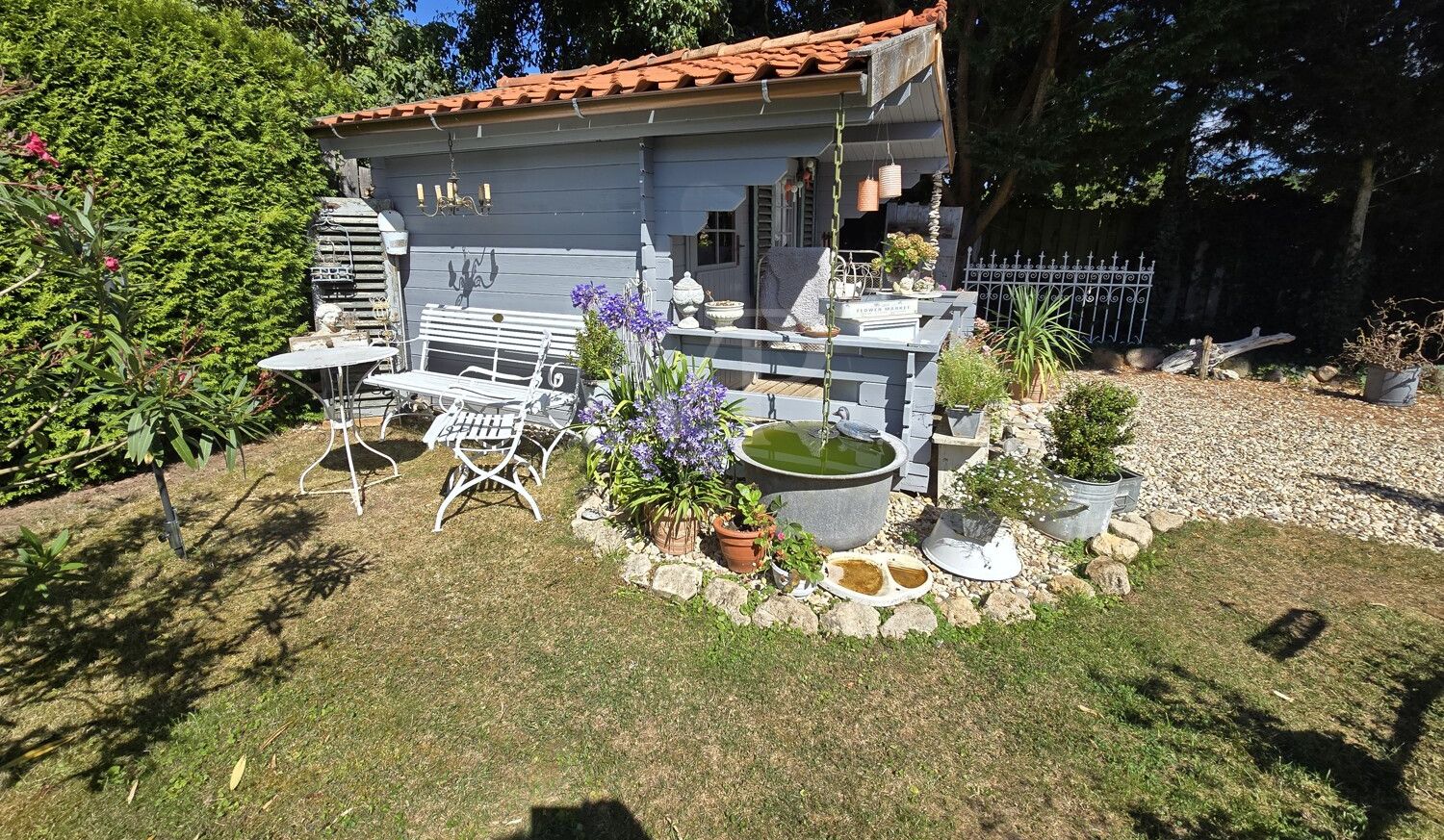 Ansicht Gartenhaus im Norden