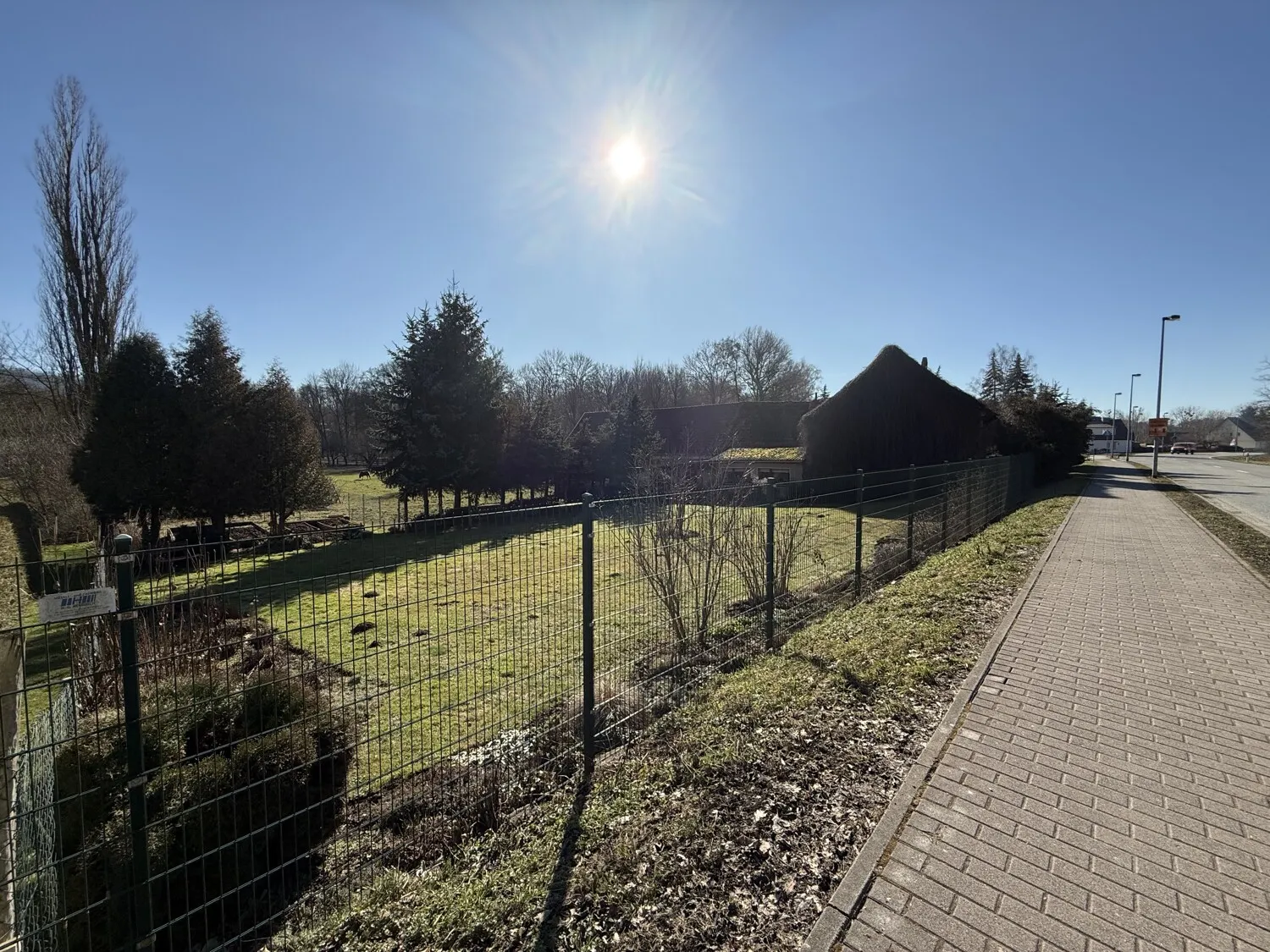 Ansicht nördliches Grundstück
