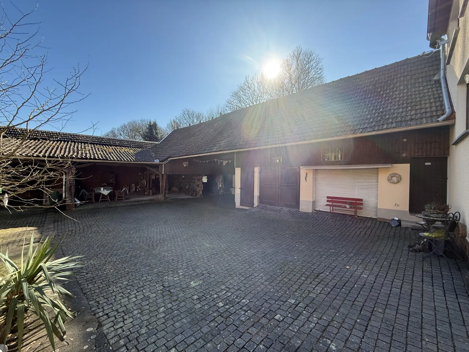 Ansicht Innenhof Blickrichtung Westen