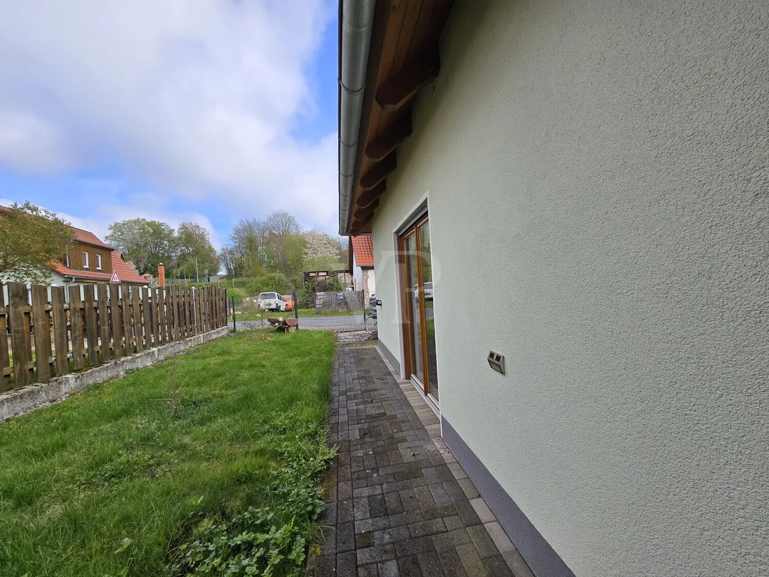 begehbarer Außenbereich mit Zutritt Küche