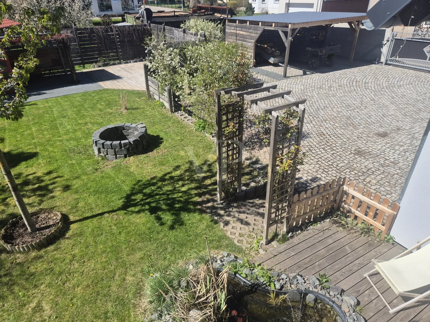 Blick von Dachterrasse
