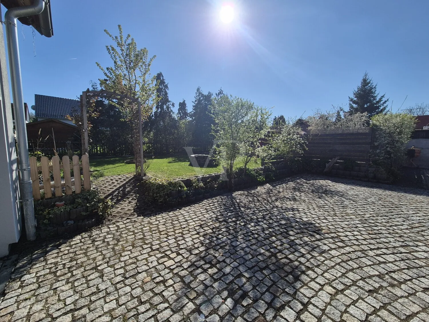 Ansicht Innenhof Richtung Garten