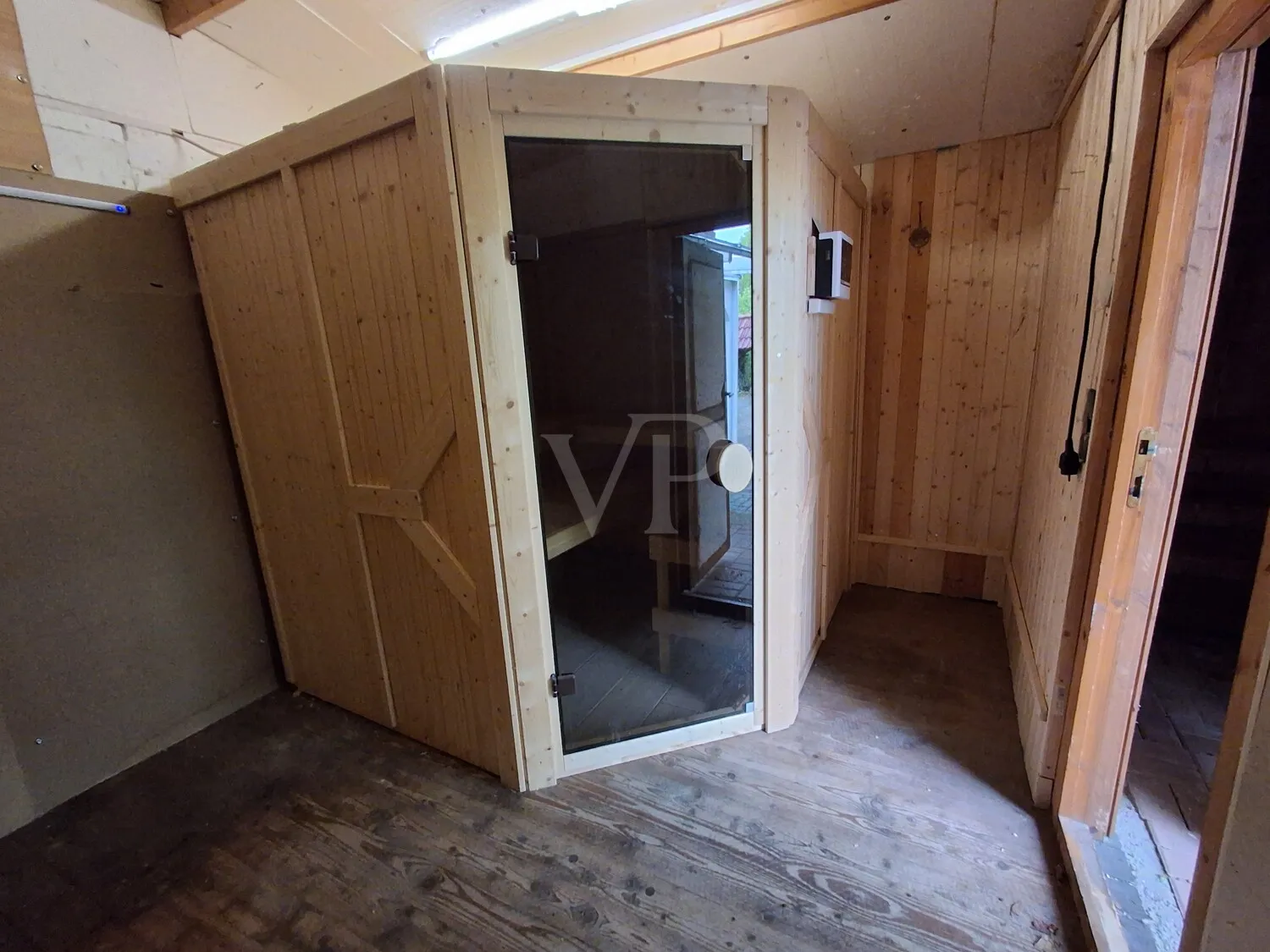Sauna im Nebengebäude