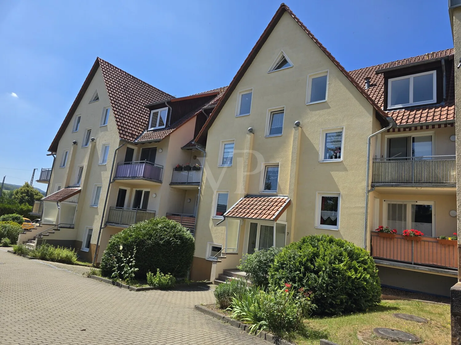 Ansicht Osten mit Hauptzugangsseite