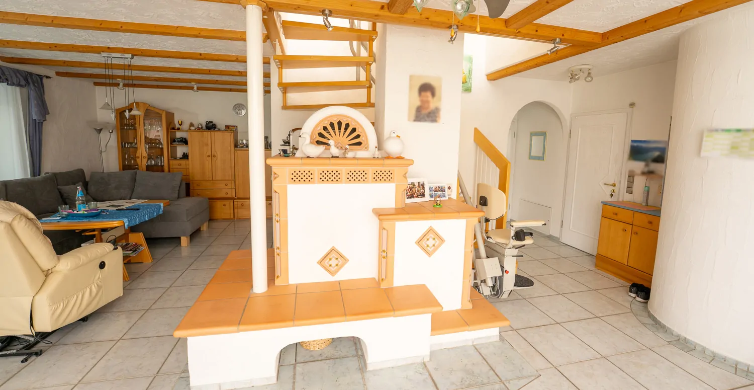 Kachelofen Erdgeschoss