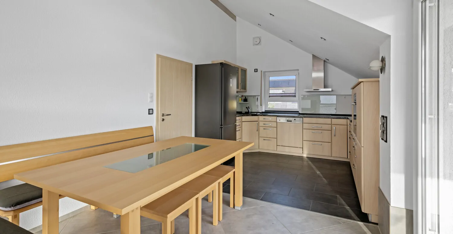 Essbereich und Küche