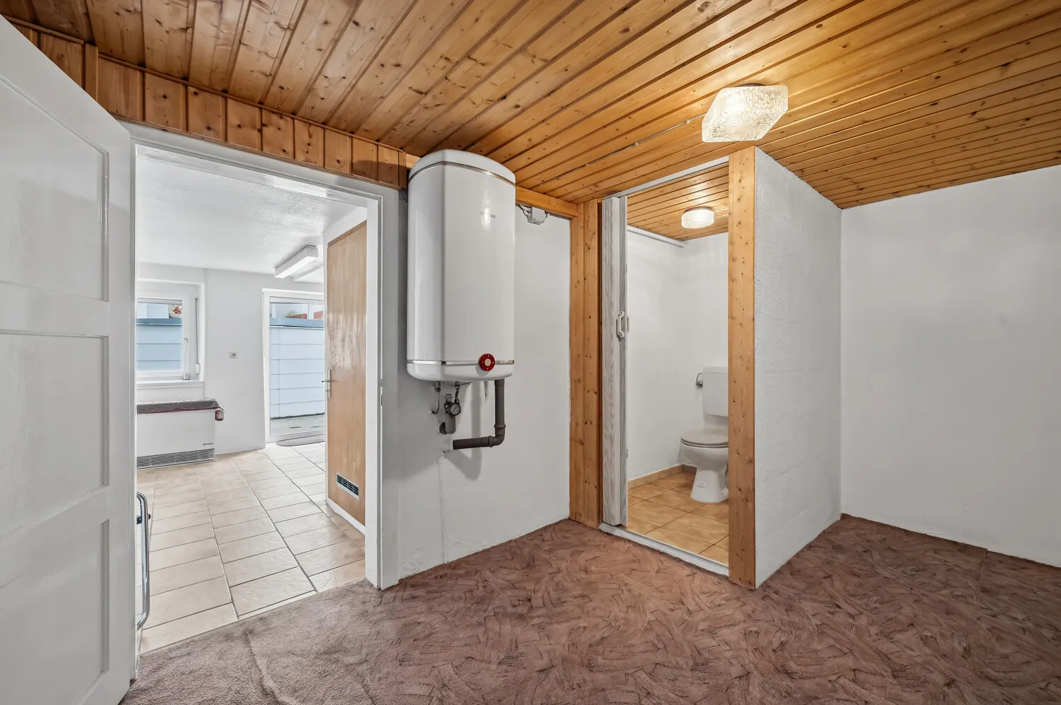 Abstellraum und WC Erdgeschoss