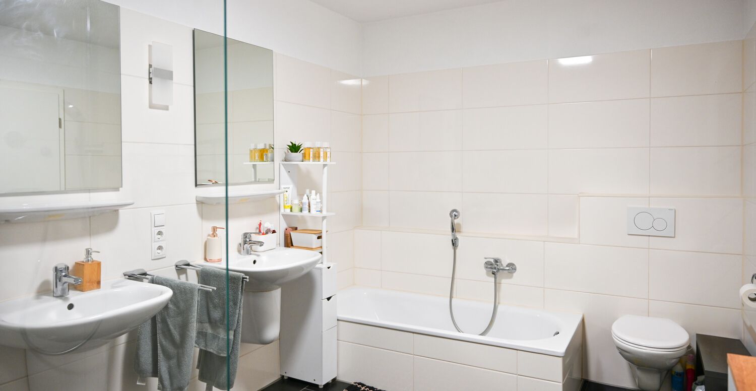 Badezimmer Mietshaus