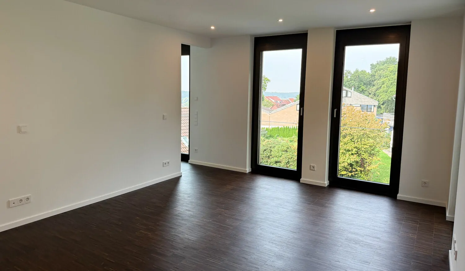 Schlafzimmer mit Ankleide Penthouse