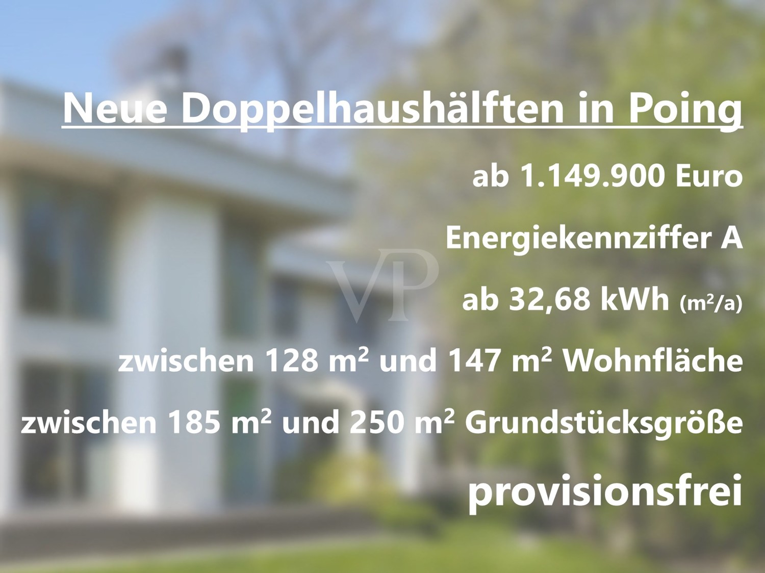 Doppelhaushälften in Poing