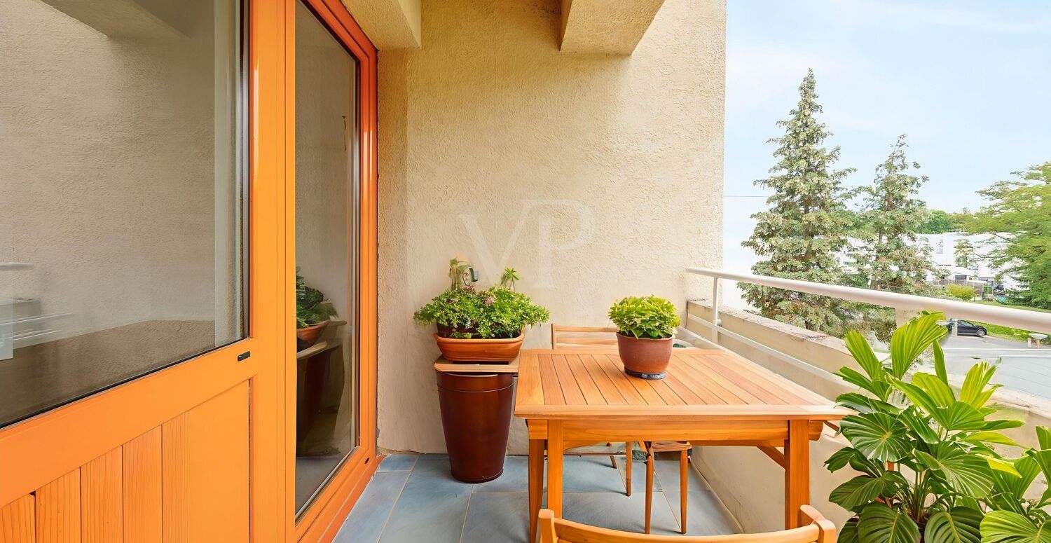 Balkon möbliert